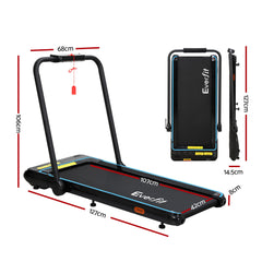 Everfit Treadmill Electric Walking Pad Under Desk Home Gym Fitness 420mm Remote