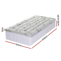 Giselle Bedding Mattress Topper 11cm Pillowtop toppers Free Delivery
