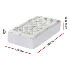 Giselle Bedding Mattress Topper 5cm Pillowtop toppers Free Delivery