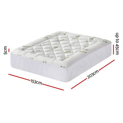 Giselle Bedding Mattress Topper 5cm Pillowtop toppers Free Delivery