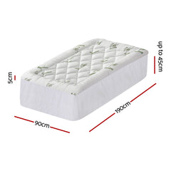 Giselle Bedding Mattress Topper 5cm Pillowtop toppers Free Delivery