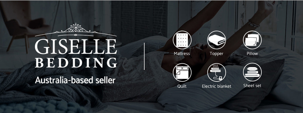 Giselle Bedding Latex Mattress Topper 5cm Double