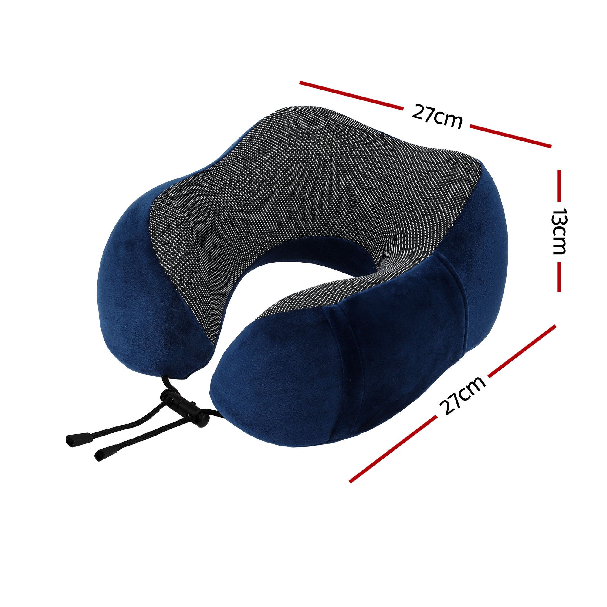 Wanderlite Travel Pillow for Airplanes Memory Foam Neck Pillows for Traveling, Soft & Washable Cover with Storage Bag, Portable Plane Accessories for