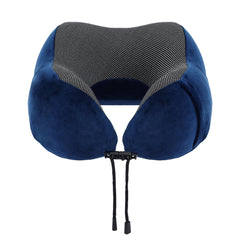 Wanderlite Travel Pillow for Airplanes Memory Foam Neck Pillows for Traveling, Soft & Washable Cover with Storage Bag, Portable Plane Accessories for