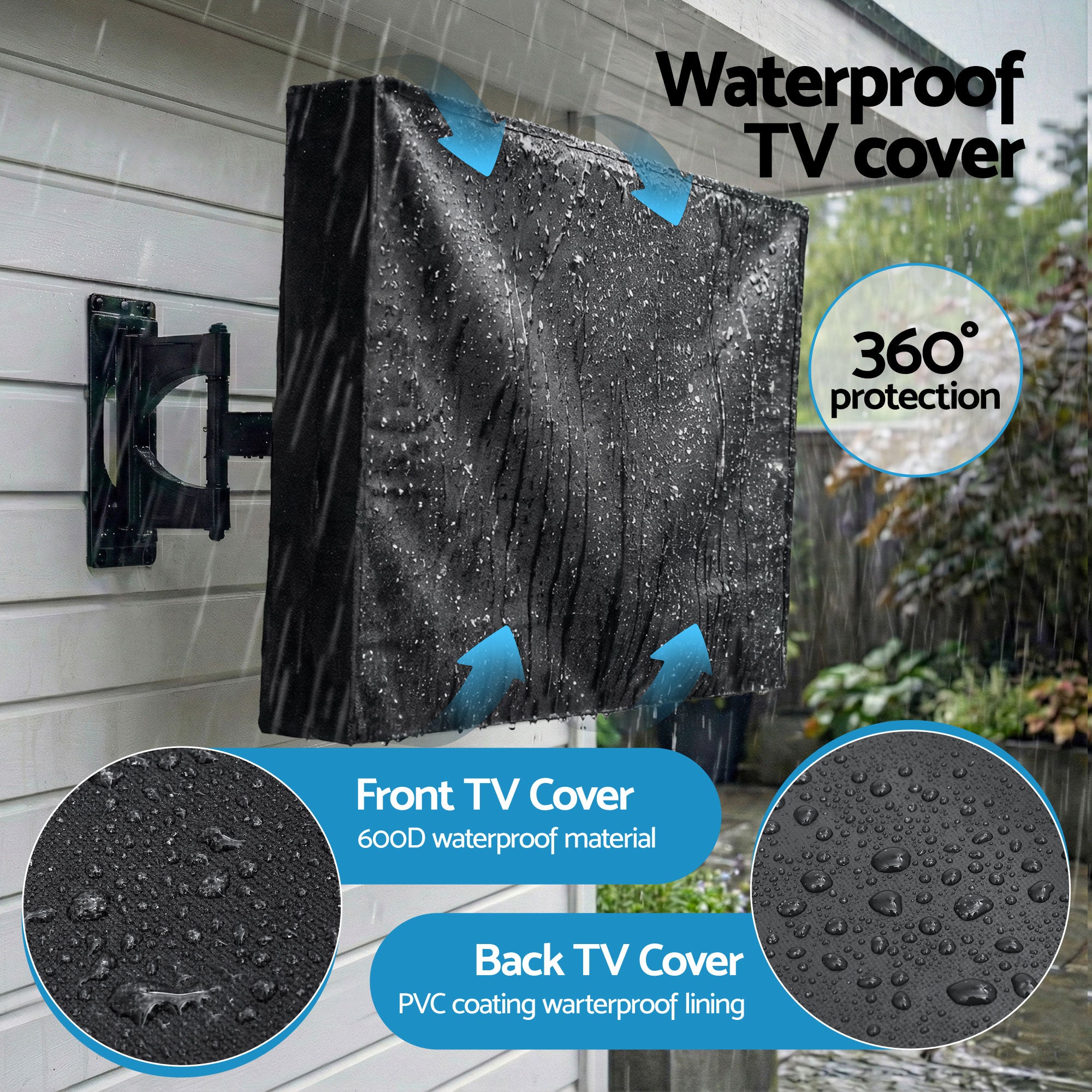 Artiss 55-58 Inch TV Cover Waterproof Outdoor Free Delivery