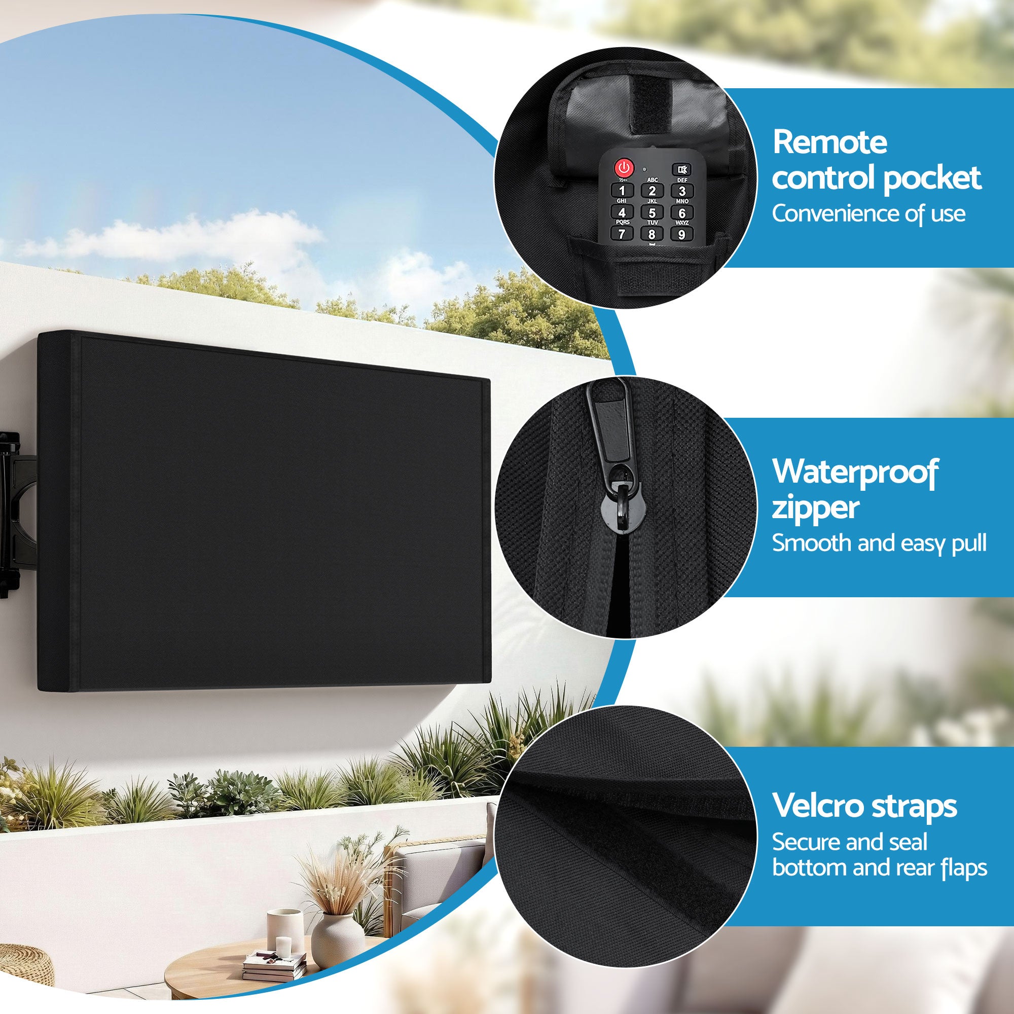 Artiss 55-58 Inch TV Cover Waterproof Outdoor Free Delivery