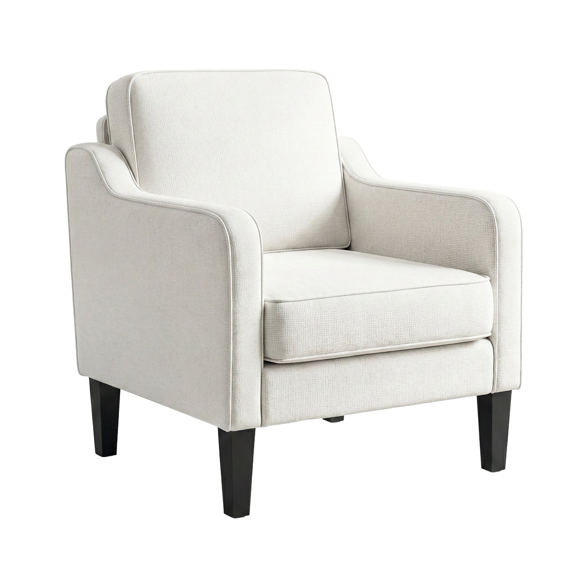 Artiss Armchair Lounge Accent Chair Linen Fabric Beige