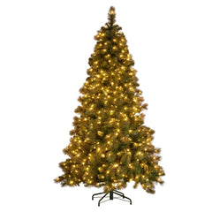 Christabelle 7.5ft Christmas Tree Glittery Gold Pine Led Multi-functional Lights