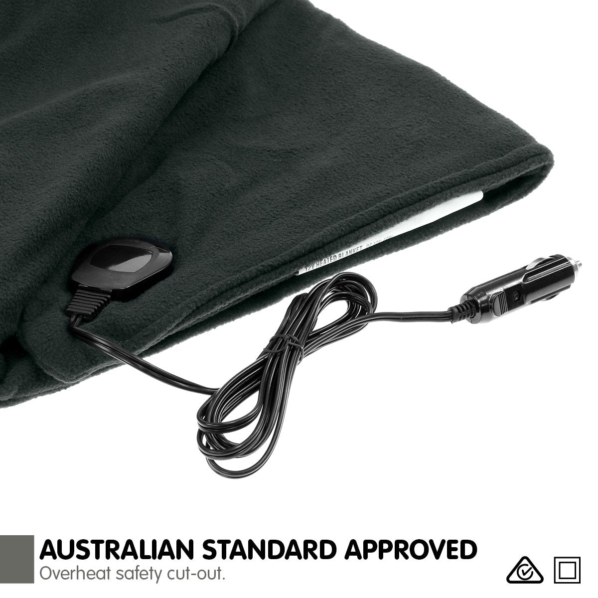 Laura Hill Heated Electric Car Blanket 150x110cm 12v Free Delivery