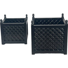 Set 2 Hamptons Planter 45cm, 40cm