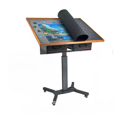 1500-Piece Jigsaw Puzzle Table with Storage Drawers, Adjustable Tilt and 360° Rotation - Free Delivery