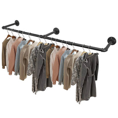 Adjustable Wall-Mounted Clothes Rack (90–180 cm) - Free Delivery