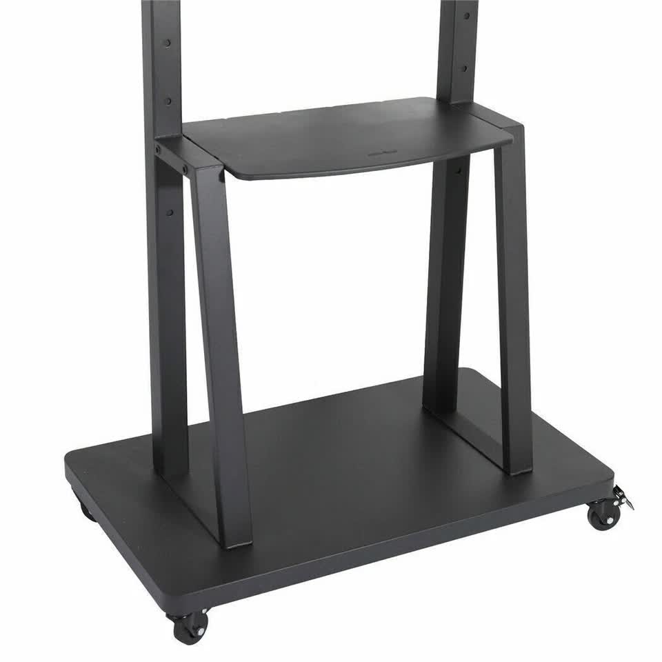 Floor Tv Mount Stand Bracket Rolling For 32"-80" Screens Vesa 600X400 Hold 65Kg