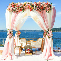 Heavy Duty 3×3 m Wedding Canopy Frame for Outdoor Chuppah and Mandap Setup - Free Delivery