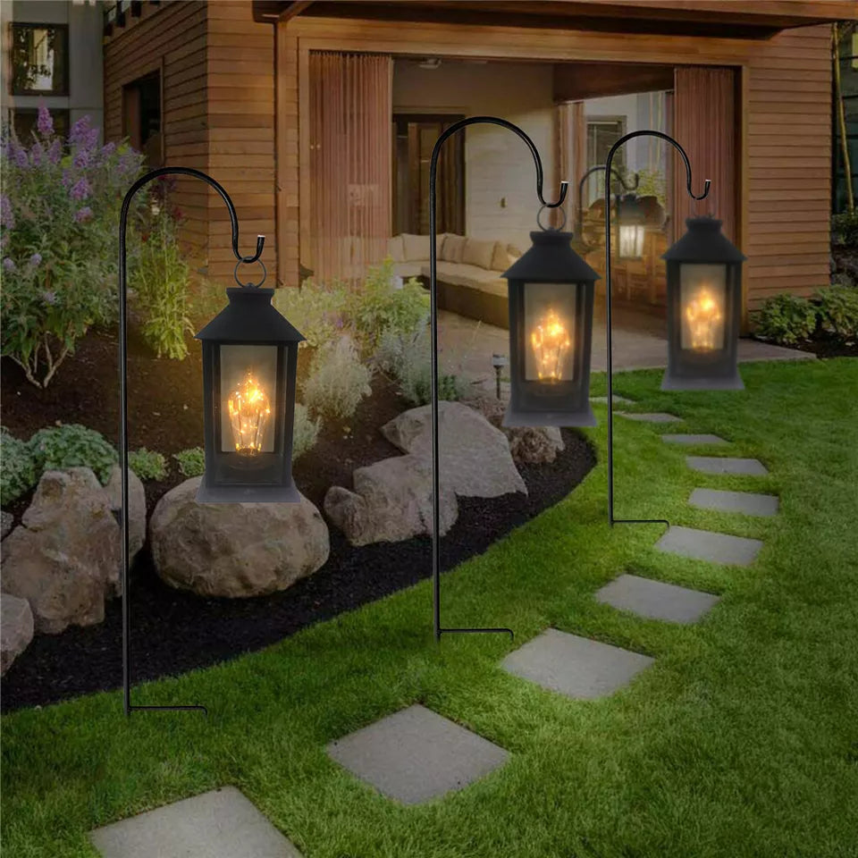 Set of 8 Anti-Wind Shepherd Hooks for Garden and Wedding Decorations - Free Delivery