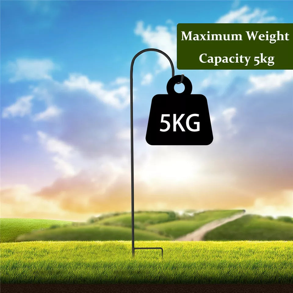 Set of 8 Anti-Wind Shepherd Hooks for Garden and Wedding Decorations - Free Delivery