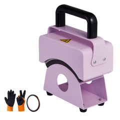 Hat Press Machine Mini Hat Heat Press for Caps 5.9x3.15 inch Plate Purple