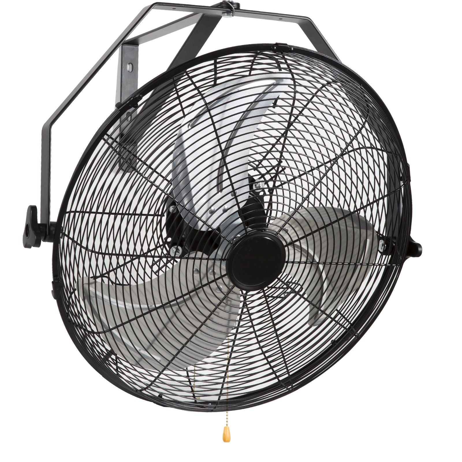 Industrial Wall Mount Fan Waterproof Metal Fan 17.6'' 3 Speed Airflow