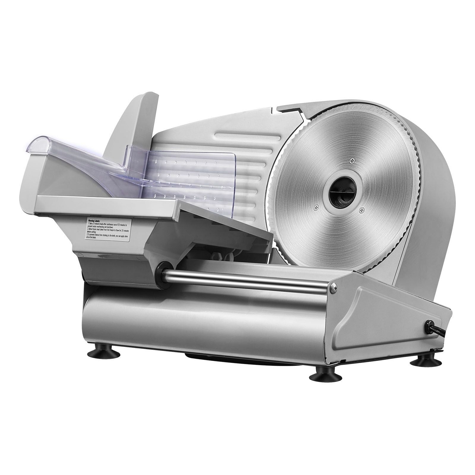 Meat Slicer, 180W Electric Deli Food Slicer with 7.5" SUS420 Stainless Steel