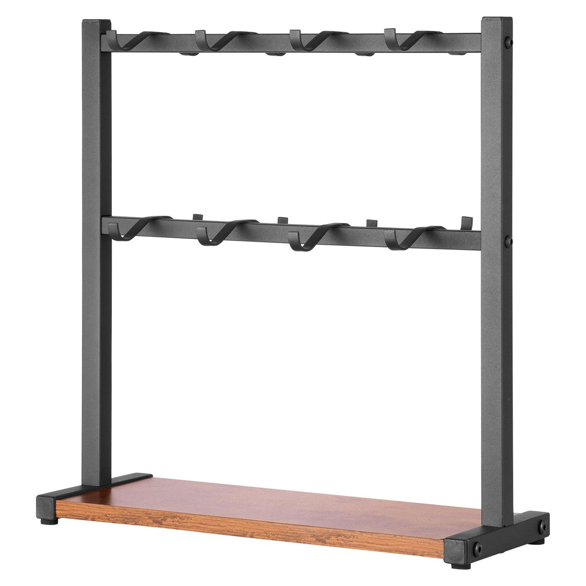 Coffee Mug Holder for Countertop 16 Hooks Cup Rack with Wood Storage Base