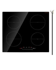 6000W 4 Burner Induction Cooktop Electric Countertop Burner Touch Control