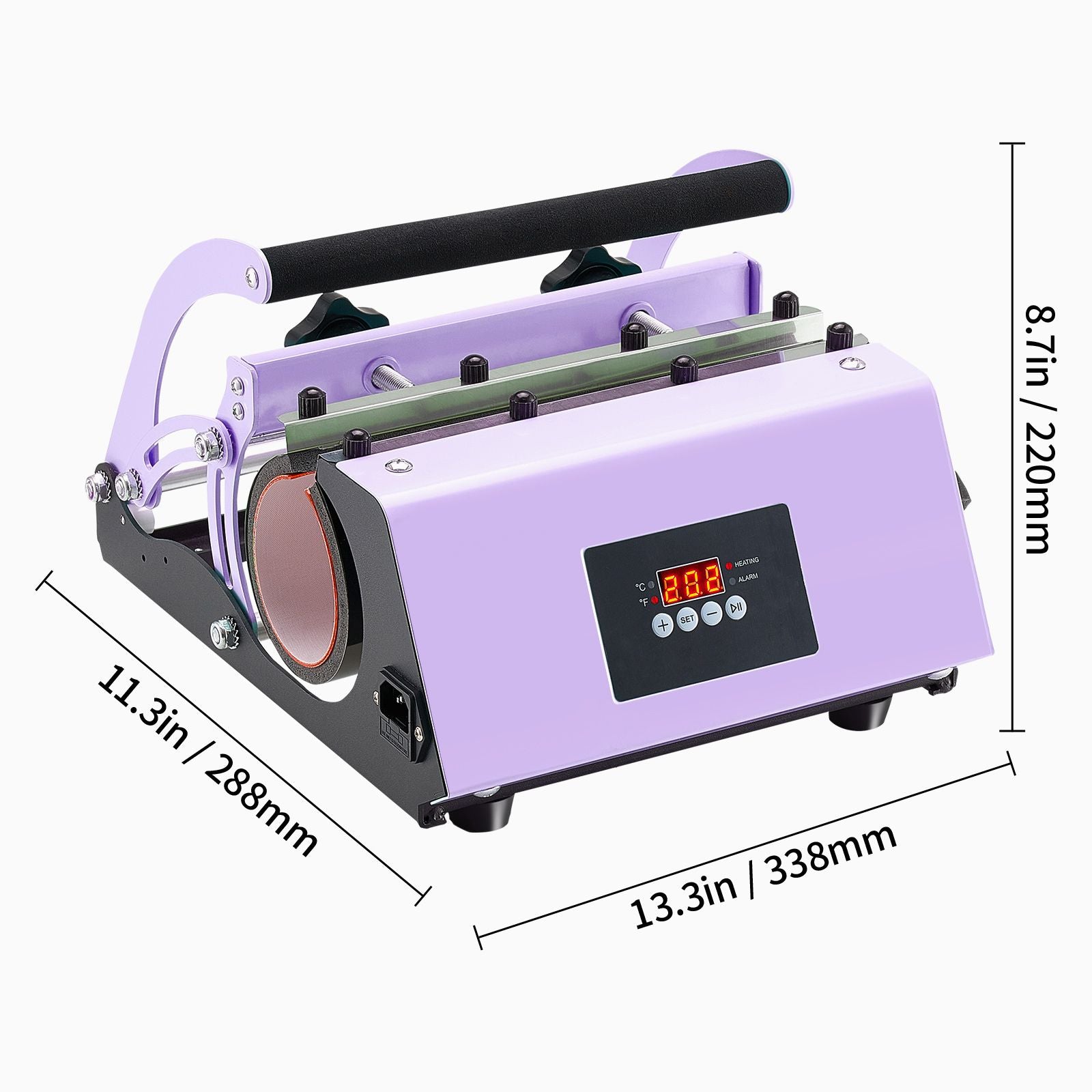 Tumbler Heat Press Machine 11-30oz Mug Press Sublimation Tumblers Purple