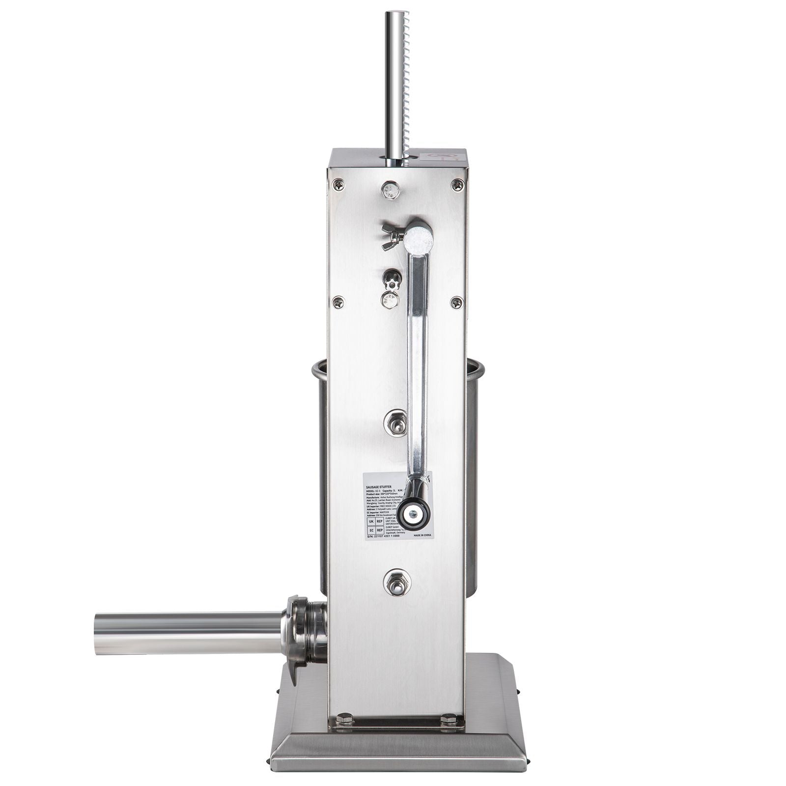 Sausage Stuffer 5LBS/3L Capacity Homemade Sausage Maker Stainless Steel