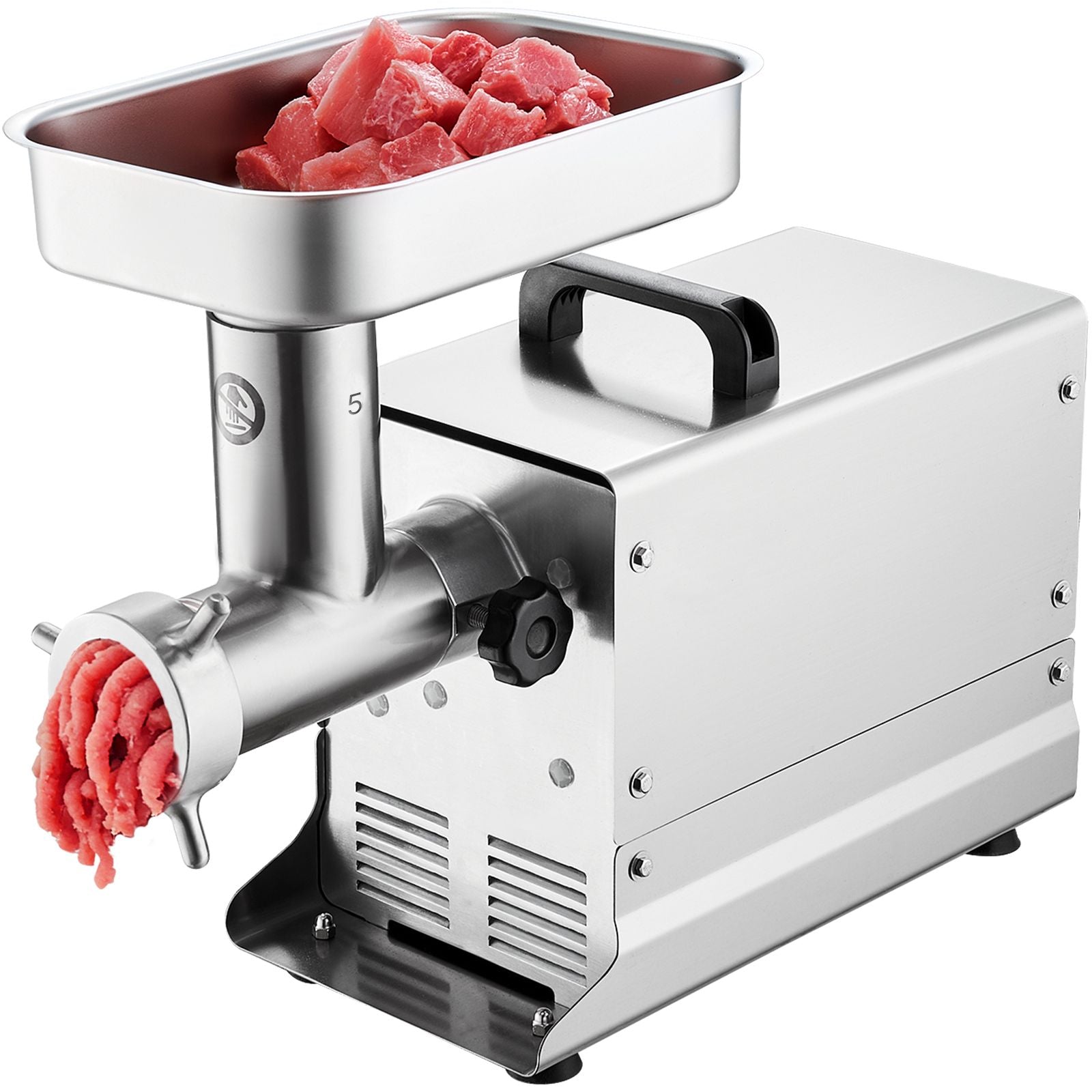 Commercial Electric Meat Grinder 5 Lbs/Min Sausage Stuffer Maker Kitchen