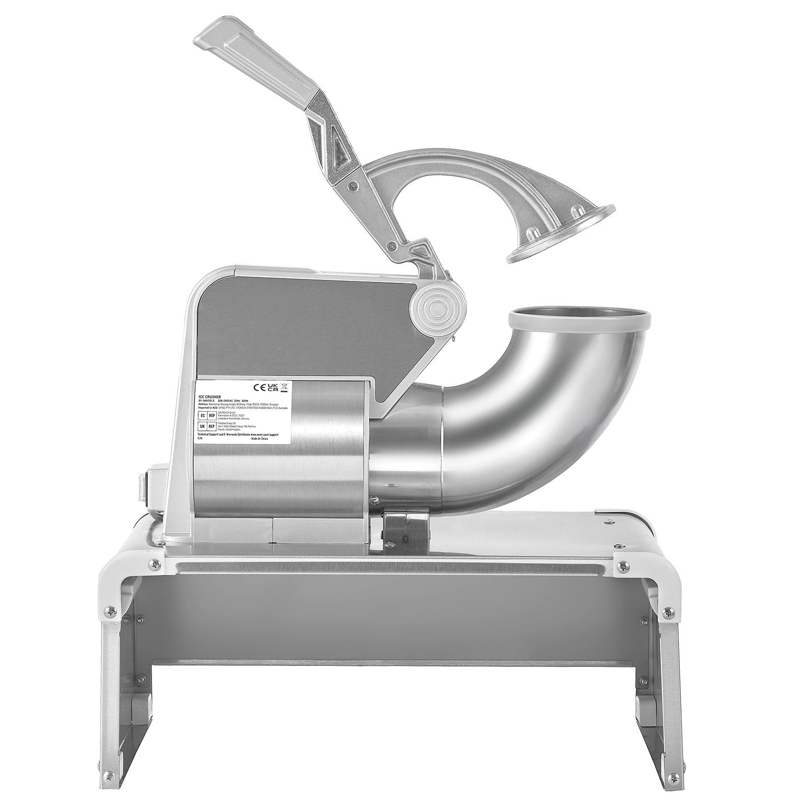 Commercial Ice Shaver Crusher, 661lbs Per Hour Electric Snow Cone Maker, 350W