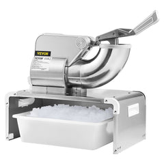 VEVOR Commercial Ice Shaver Crusher, 661lbs Per Hour Electric Snow Cone Maker, 350W Shaved Ice Machine with Dual Blades for Parties Events Snack Bar, Home and Commercial Use