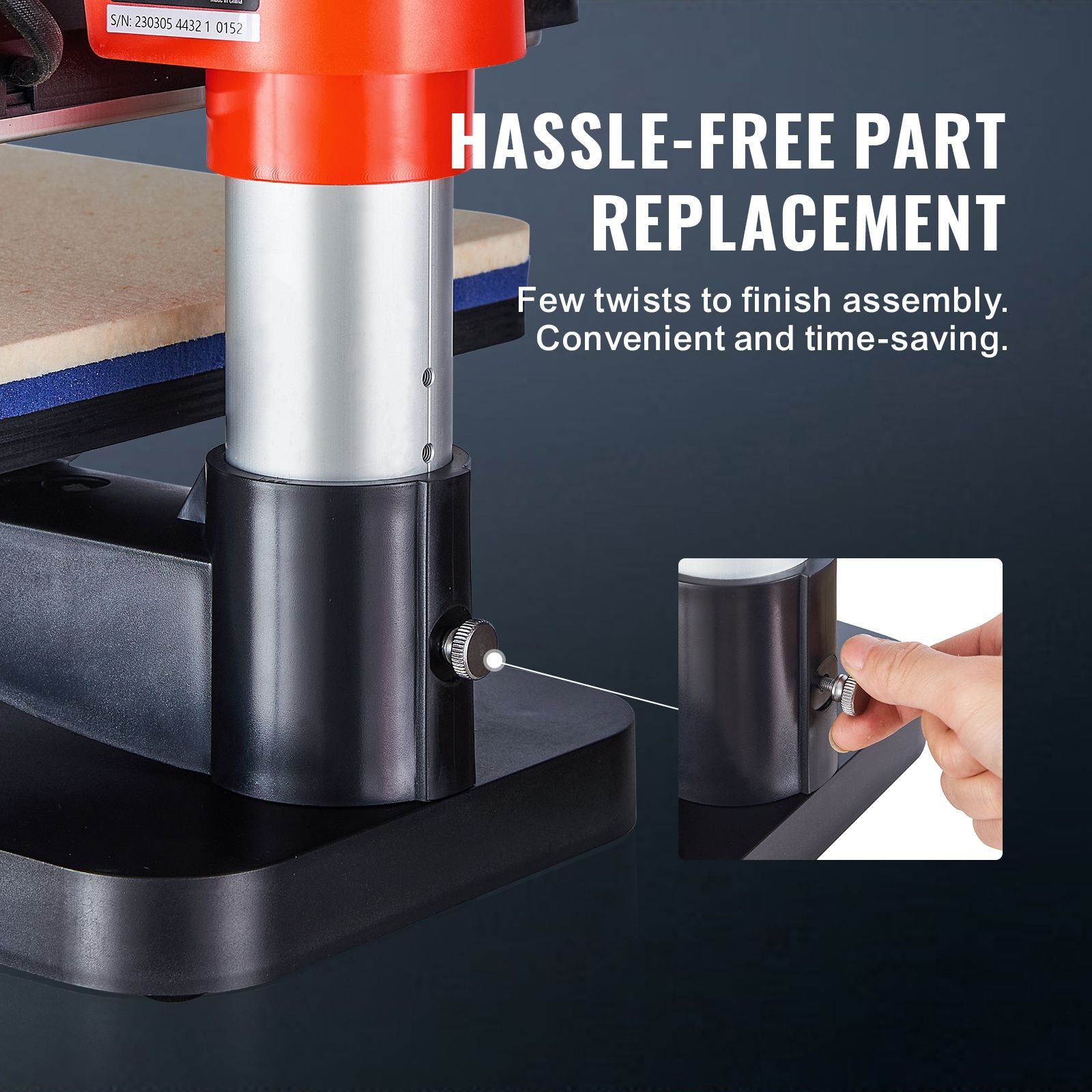 Heat Press Machine 12x15in 8in1 Sublimation Transfer T-shirt Plate Mug Cup