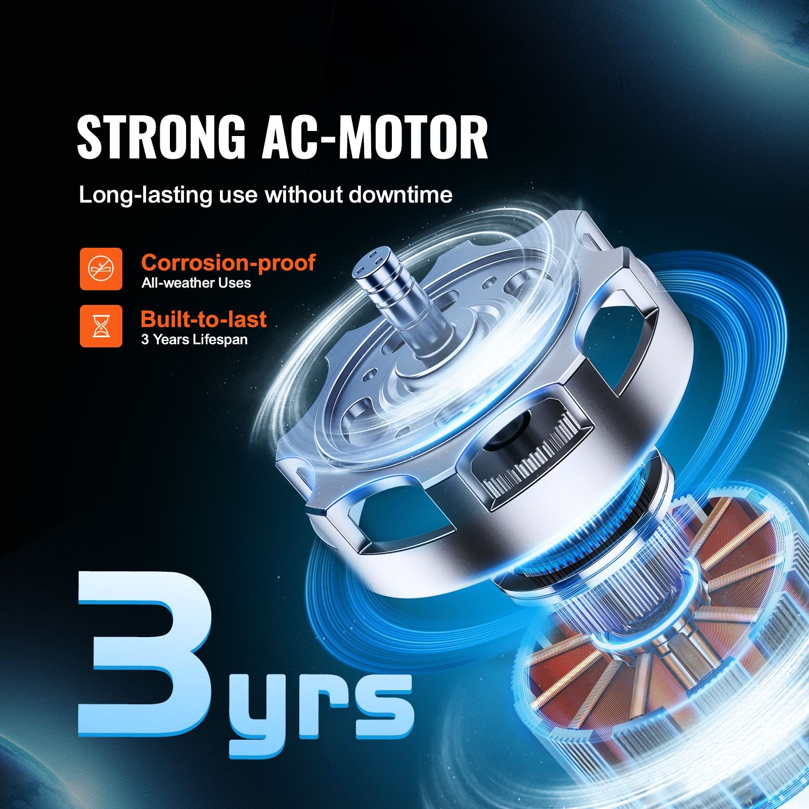 Inline Duct Fan, 102mm 129.7 CFM with Variable Speed Controller, Quiet AC-motor