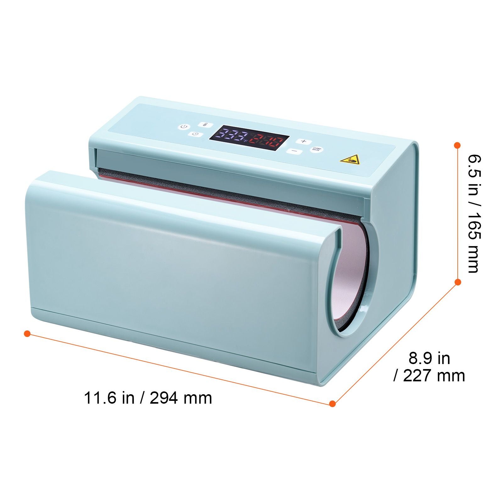 Auto Tumbler Heat Press Machine 325-887 ml Sublimation Mug Heat Press Blue