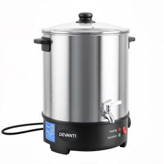 Devanti 16L Wax Melter 1500W Candle Making Pot Quick Pour Spout