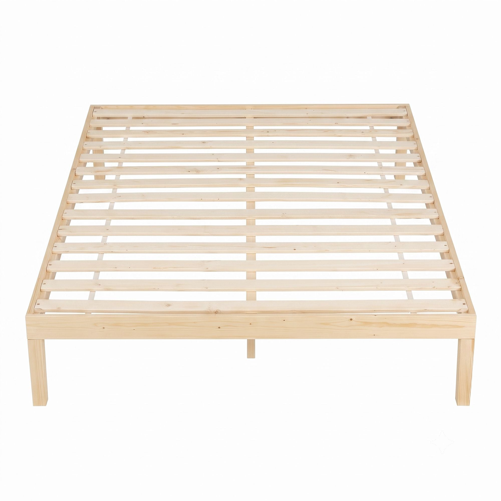 Artiss Bed Frame Queen Size Wooden Base Mattress Platform Timber Pine BRUNO