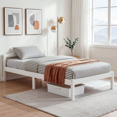 Artiss Bed Frame King Single Size Wooden Mattress Base Timber Platform