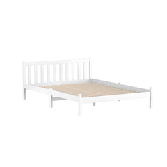 Artiss Double Full Size Wooden Bed Frame SOFIE Pine Timber Mattress Base Bedroom