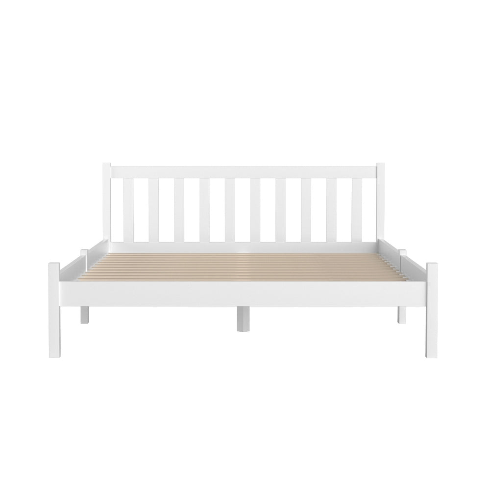 Artiss Double Full Size Wooden Bed Frame SOFIE Pine Timber Mattress Base Bedroom