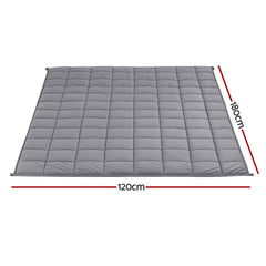 Giselle 6.8KG Weighted Blanket Adults Kid Anti Anxiety Gravity Blankets Sherpa Fleece