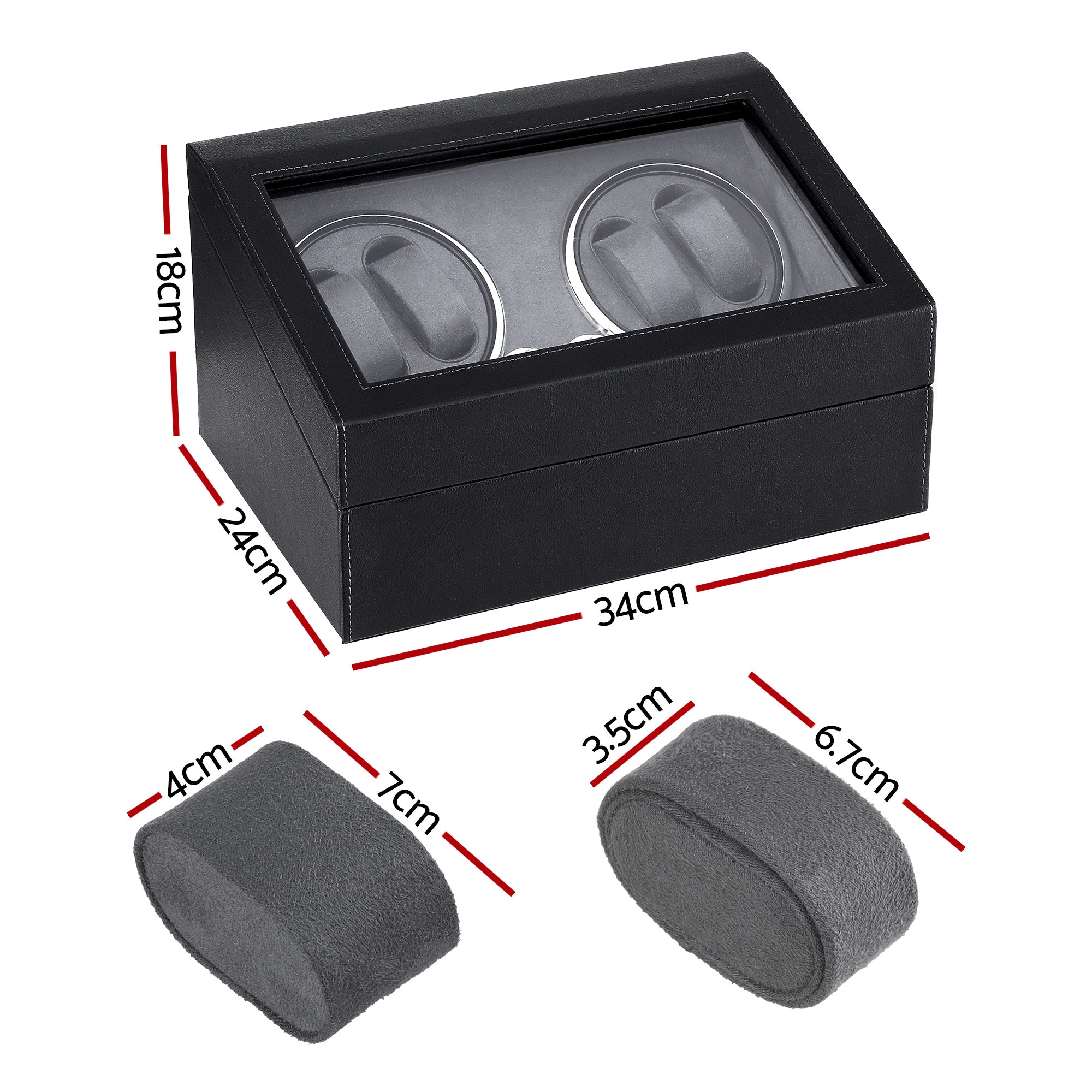 Embellir Watch Winder Automatic Double Free Delivery