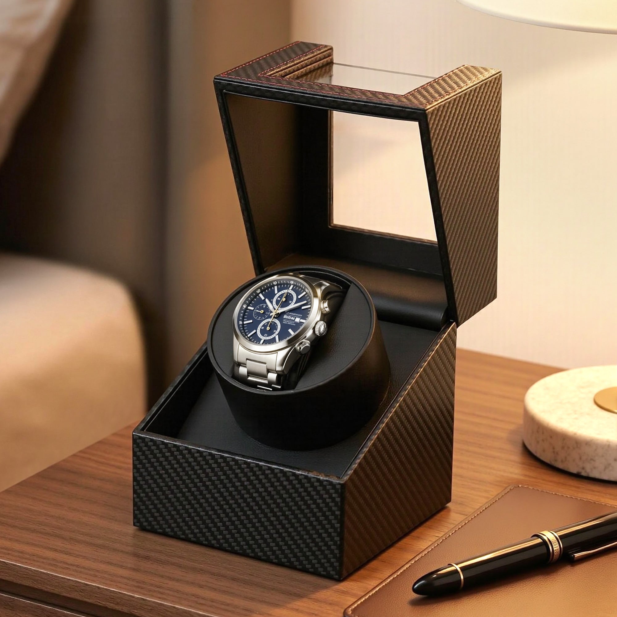 Embellir Watch Winder Box Automatic Single Quiet Free Delivery