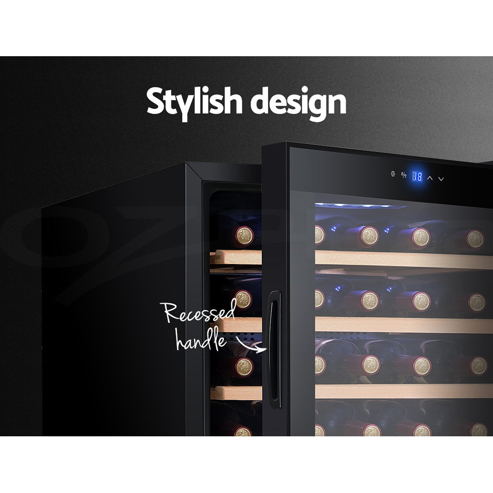 Devanti Wine Fridge Cooler 34 Bottles