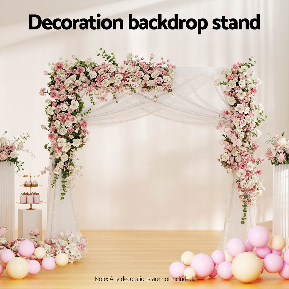 2M Backdrop Stand Wedding Background Decoration Party Flower Balloon Display