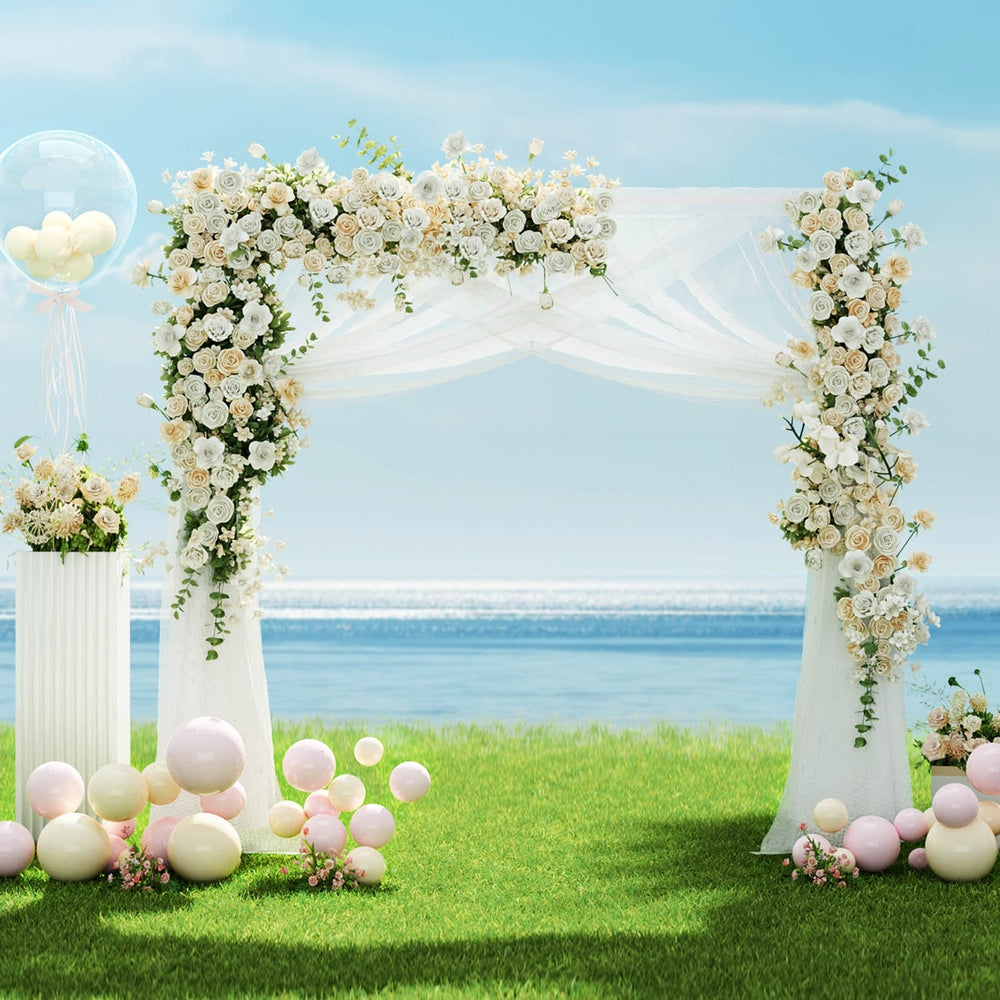 2M Backdrop Stand Wedding Background Decoration Party Flower Balloon Display