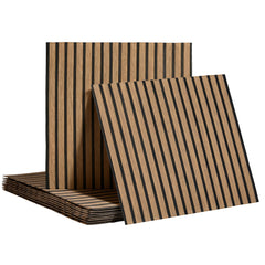 Artiss 10PCS Peel and Stick Wall Panels Tiles 68X68CM Self Adhesive for Home Office Studio Brown