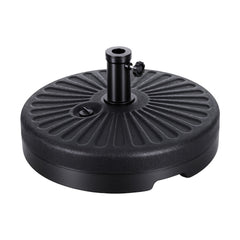 Instahut Outdoor Umbrella Base Weight Round Plastic Pole Holder 30-48mm Beach