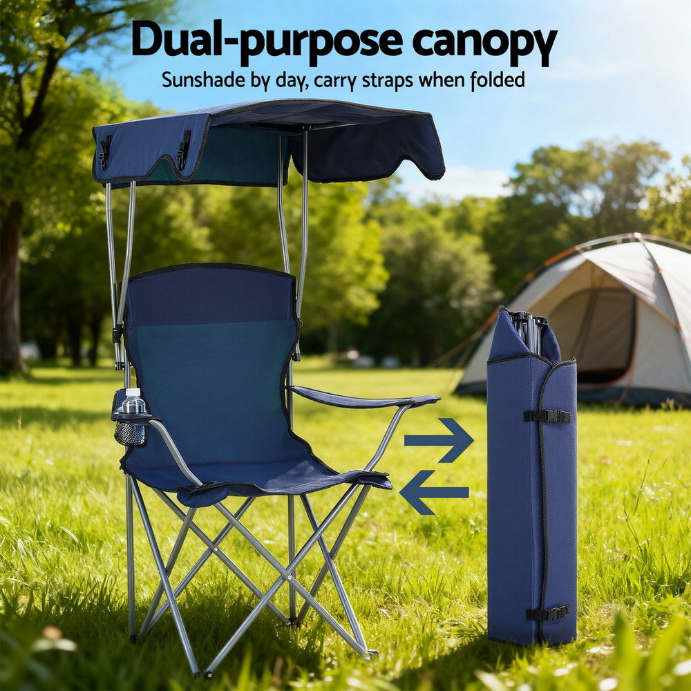 Weisshorn Camping Chair Canopy Folding Outdoor Portable With Free Deliver - Free Delivery
