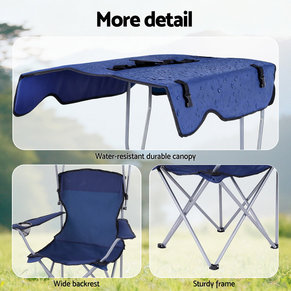 Weisshorn Camping Chair Canopy Folding Outdoor Portable With Free Deliver - Free Delivery