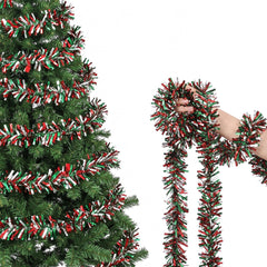Jingle Jollys 20M Christmas Tinsel Garland Mixed Colors Xmas Party Decoration