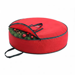Jingle Jollys Christmas Garland Wreath Storage Bag Baubles Ornaments Container
